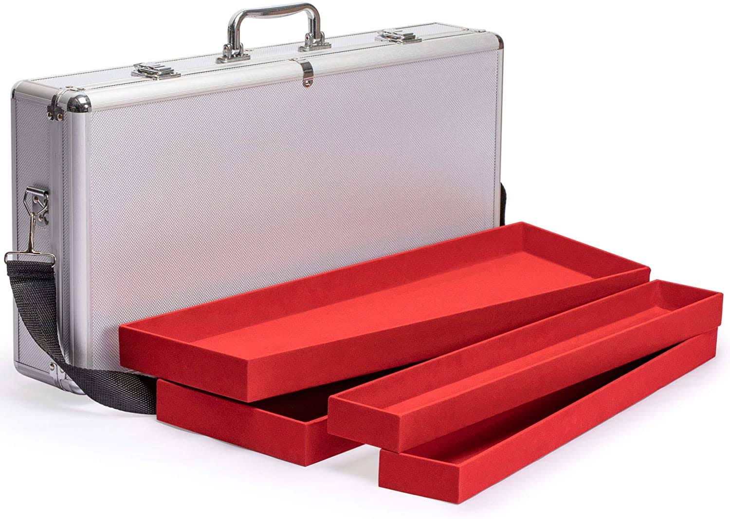 Aluminum Case with Shoulder Strap for Mahjong Set B123093