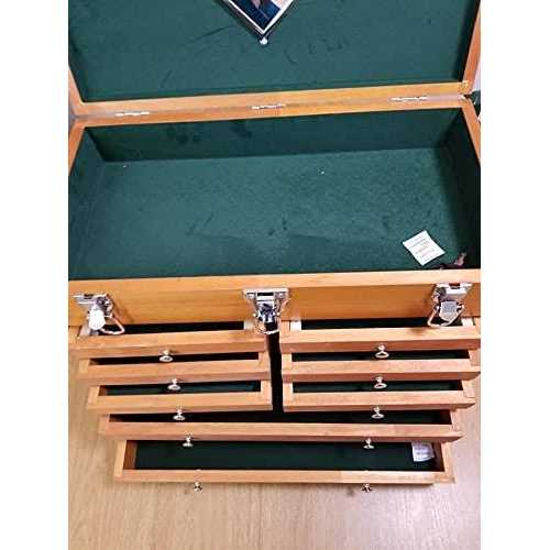 Eight Drawer Hardwood Toolbox Lockable Chest C646