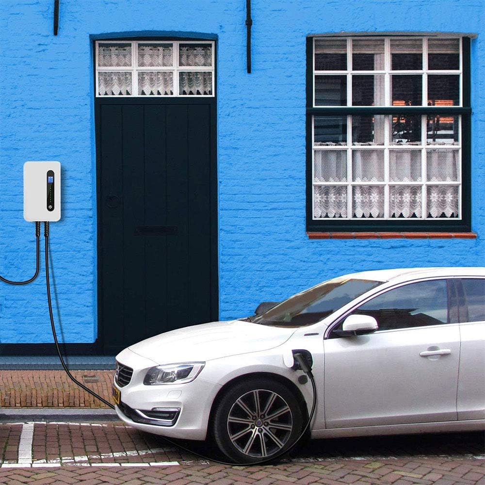 240V 40 Amp Level 2 Electric Vehicle Charging Station with 20ft J1772 Cable & NEMA 6-50 Plug J56134