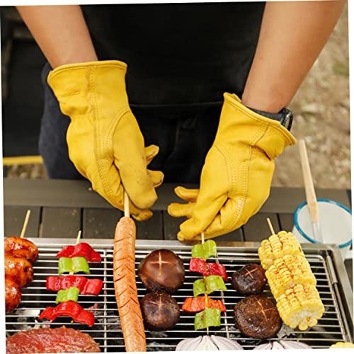 2 Pairs Gloves Grill Mitt Cooking Mitten R865