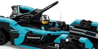 LEGO Speed Champions Formula E Panasonic Jaguar Racing Gen2 car and Jaguar I-PACE eTROPHY 76898 Building Kit (564 Pieces), Multicolor M948