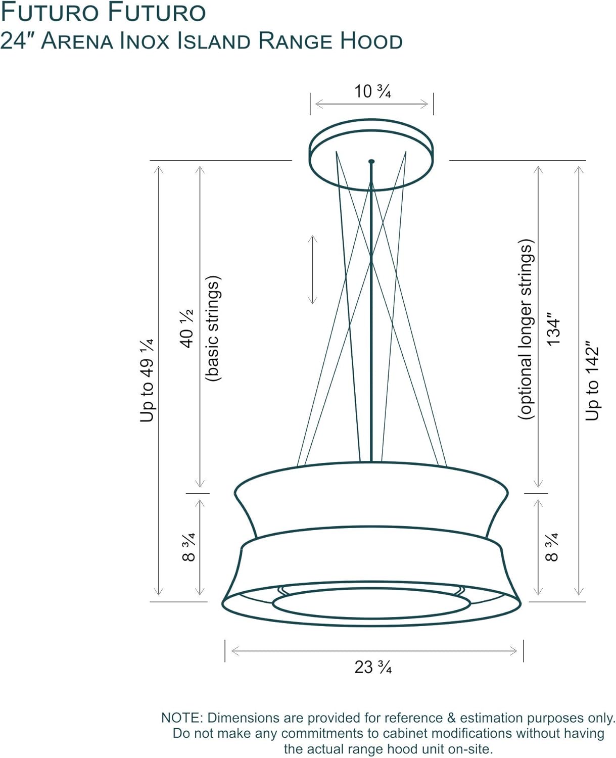 24" 940-CFM Stainless Steel Ductless Range Hood J807152