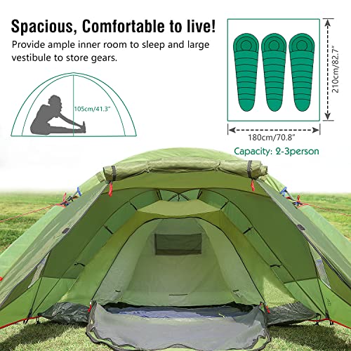 Waterproof Dome Tent 3 Person B255570