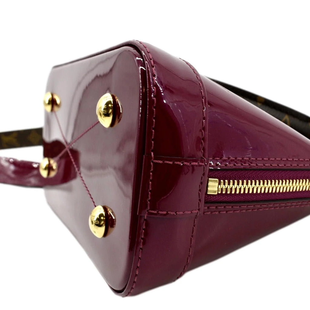 Red Leather Satchel Crossbody Bag B68106