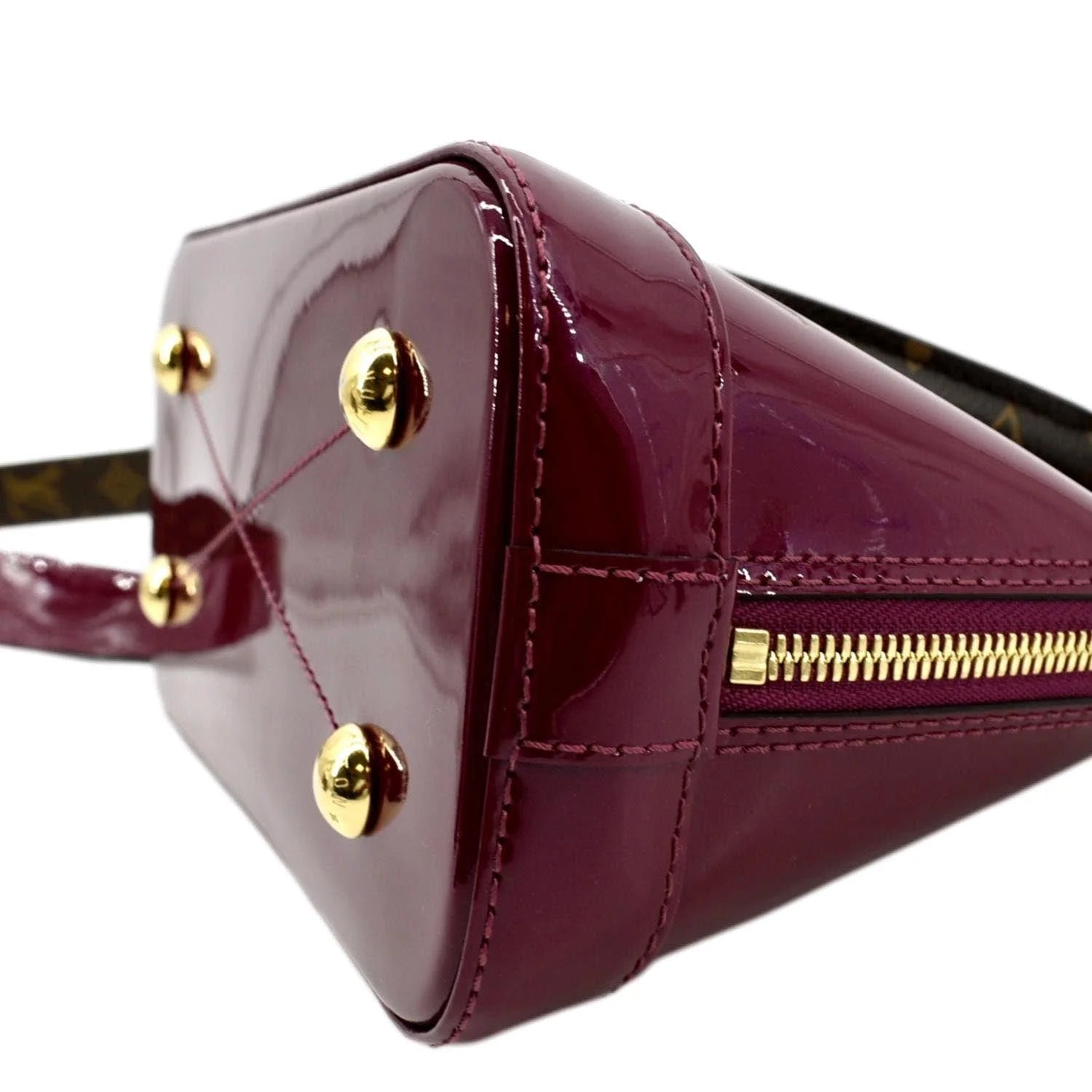 Red Leather Satchel Crossbody Bag B68106