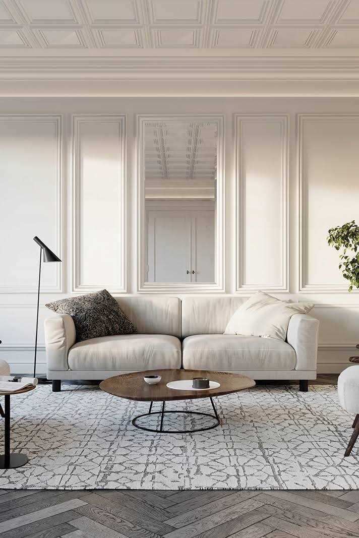Primed White Polystyrene Baseboard Moulding Z54404