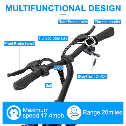 Electric Scooter with Adjustable Seat O44110