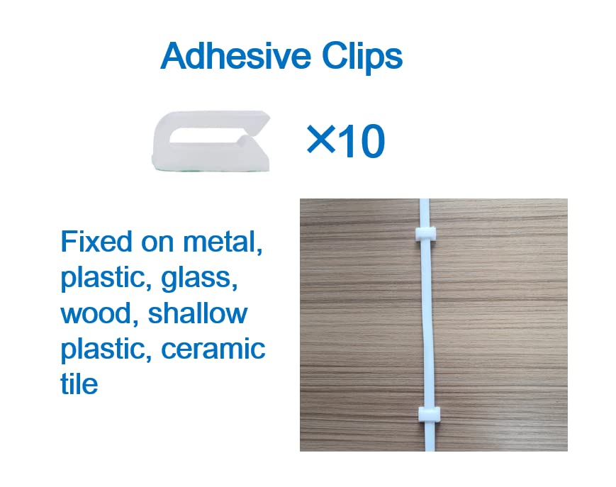 2Pack 10FT Flat Power Extension Cable C1774