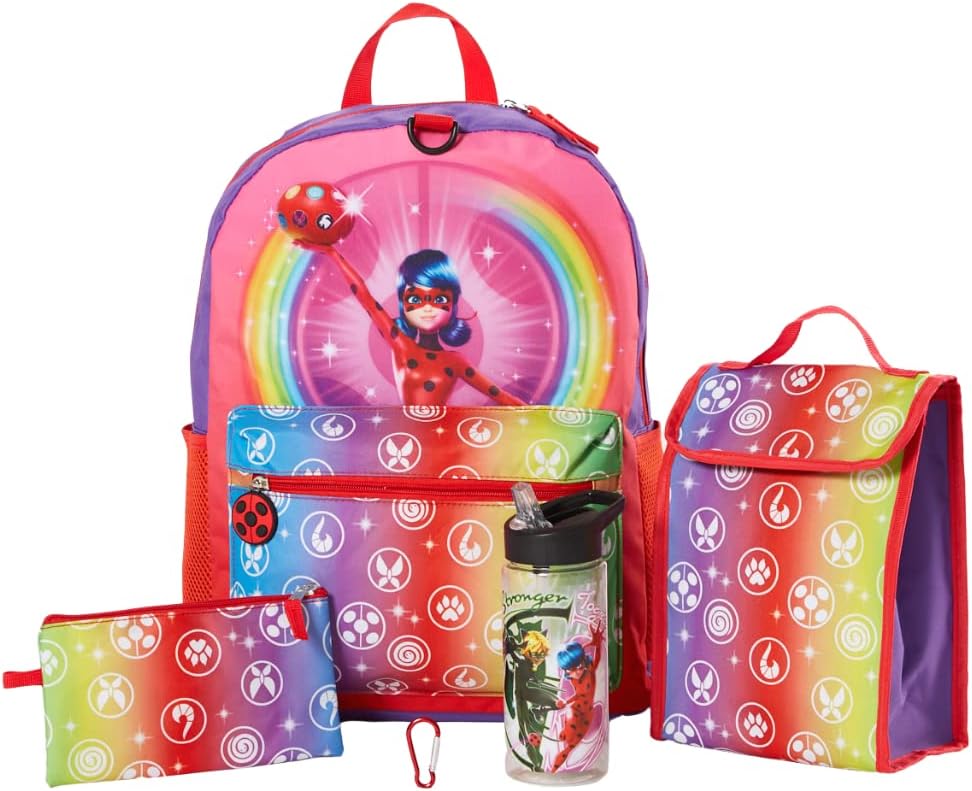 16 inch 5 Piece Backpack Set with Lunch Bag R133