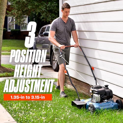 21-Inch 140 cc Gas Push Lawn Mower J6788