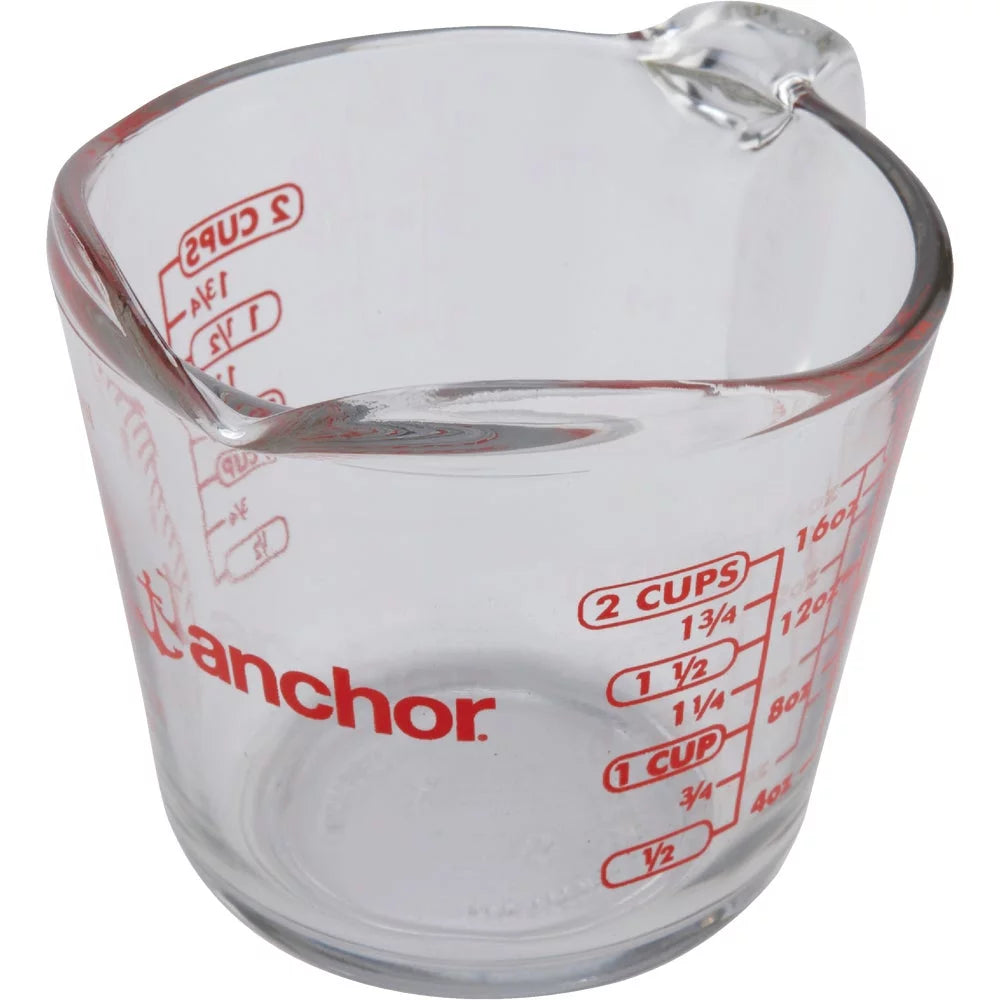 4 PK Clear Glass Measuring Cup T80277