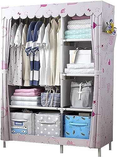 170 * 105 * 45cm Metal Bracket Fabric Wardrobe C385804