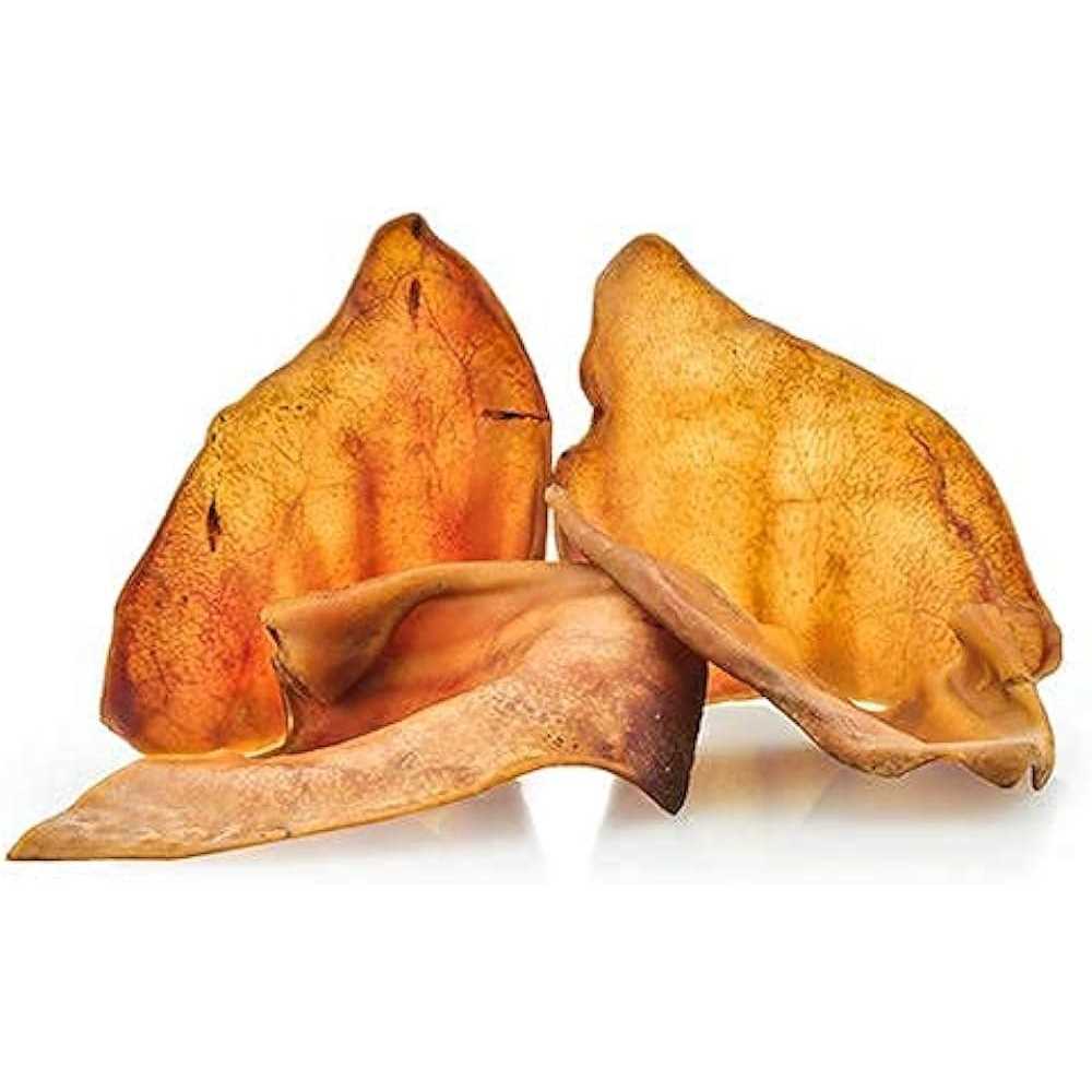 All Natural Jumbo Whole Pig Ears for Dogs J1634