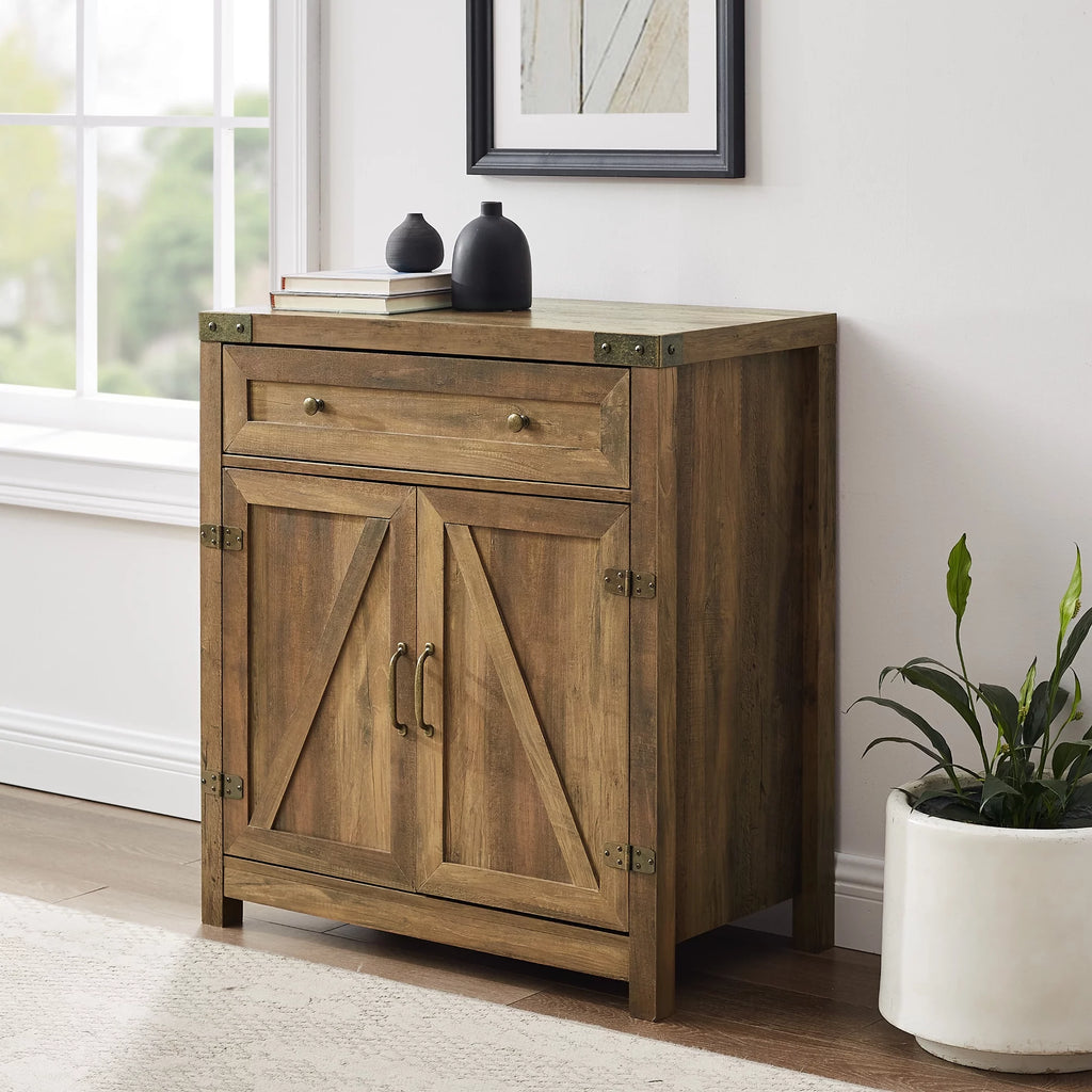 Reclaimed Barnwood Accent Cabinet I481