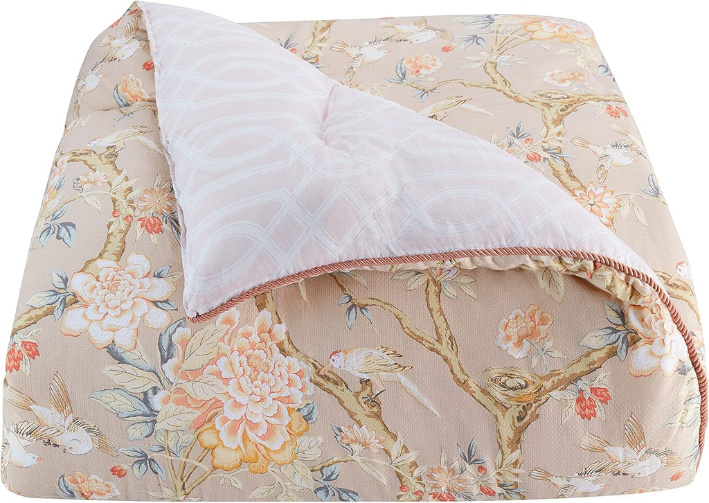 4 Piece Cotton Queen Comforter Set J121507