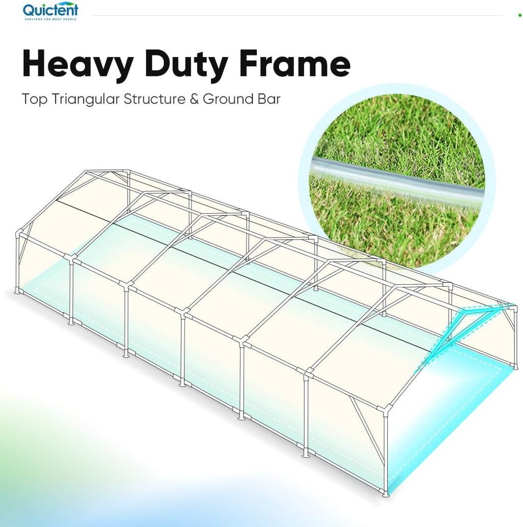 20x40 Heavy Duty Outdoor Galvanized Party Tent with Storage Bags D3128
