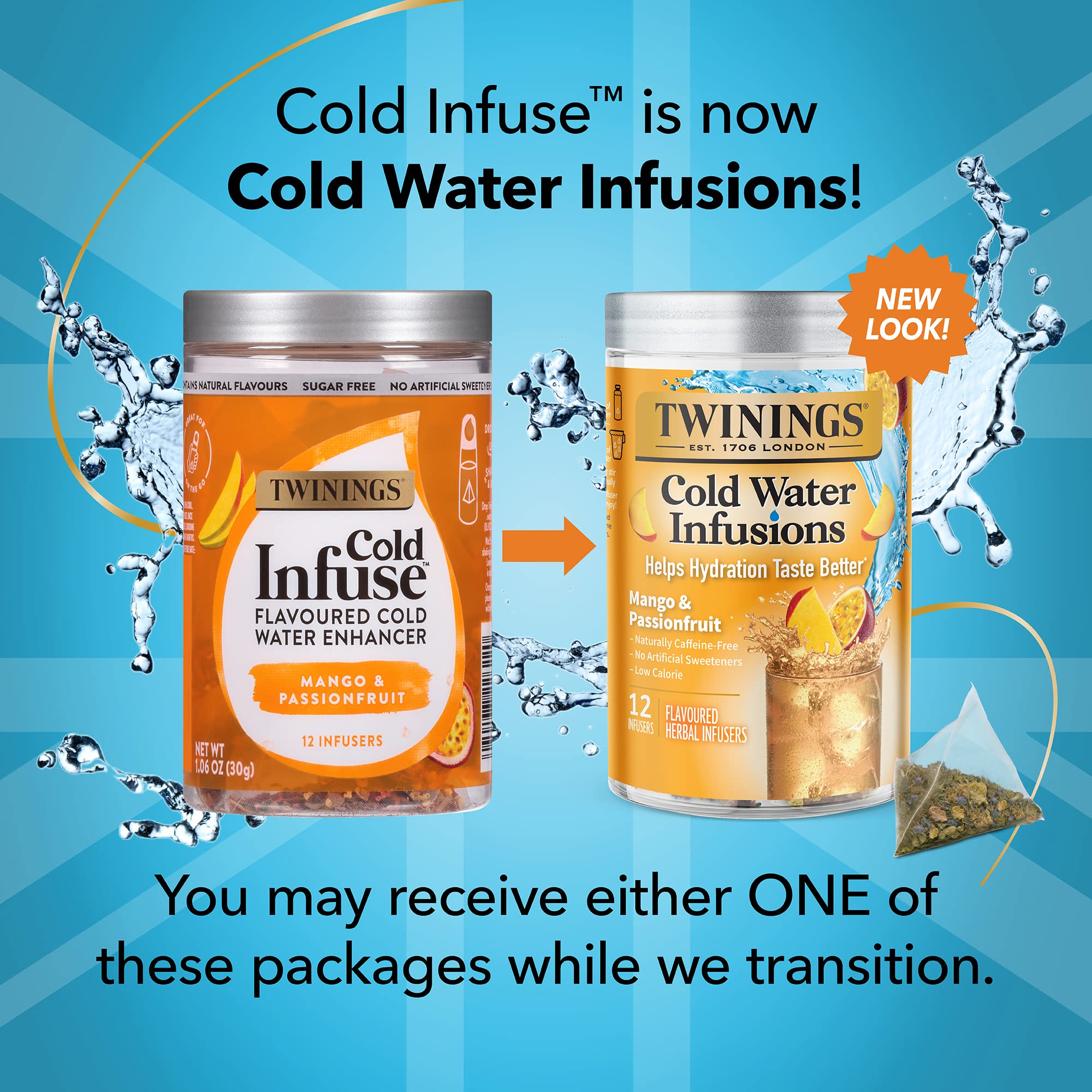 Mango & Passionfruit Flavored Water Enhancer, 12 Infusers 12 Count C770