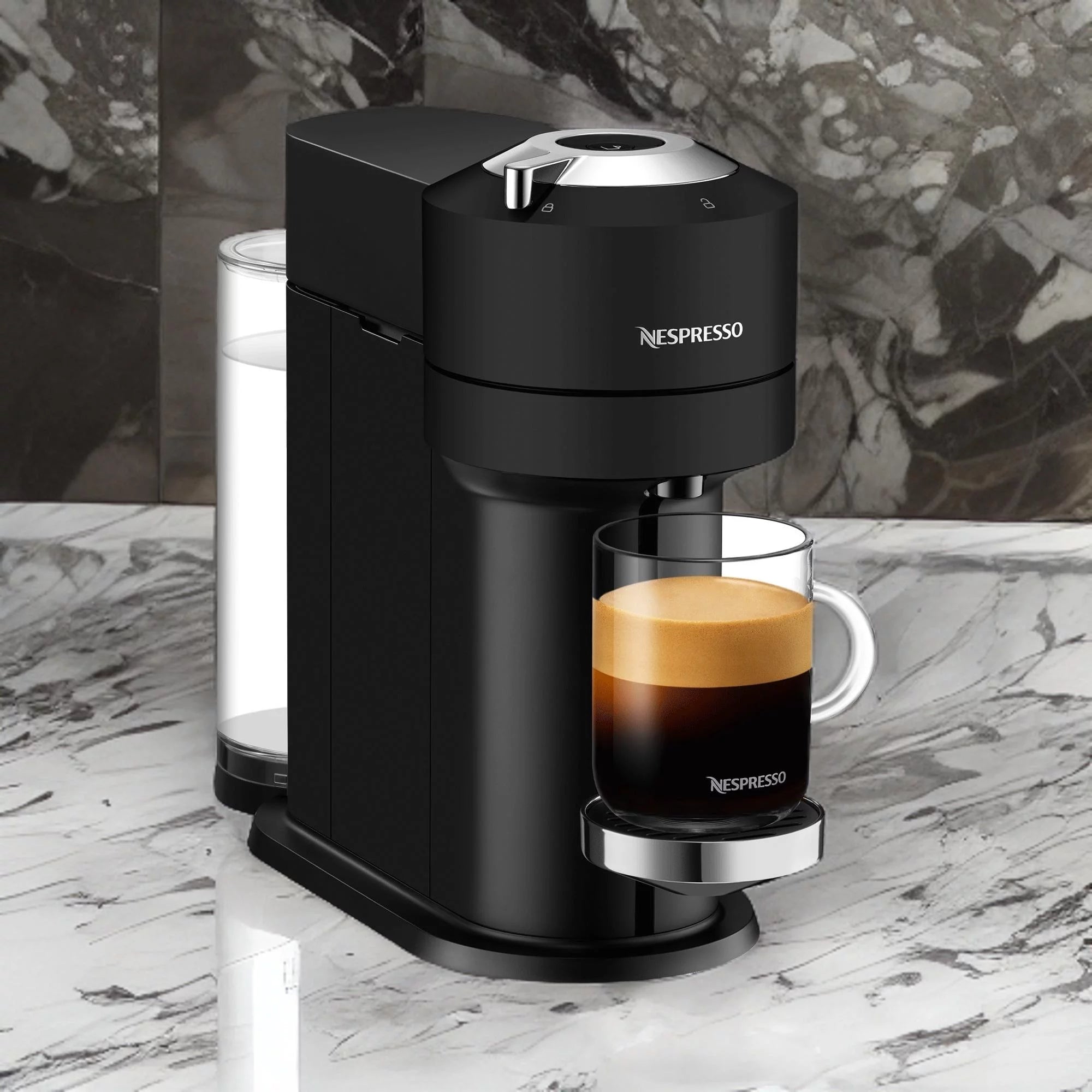 Compact Coffee and Espresso Machine (Matte Black) X794