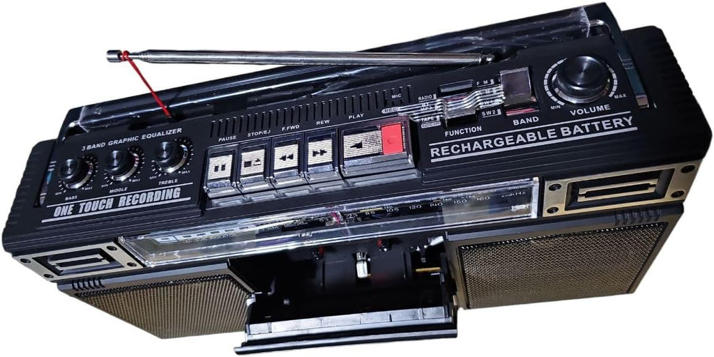 Rechargeable AM/FM Radio Bluetooth Boombox S891619
