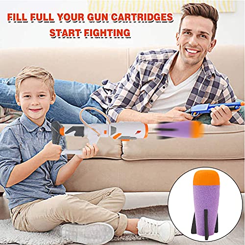 8-Pack Foam Ammo Refill for Toy Rocket Launcher D73895