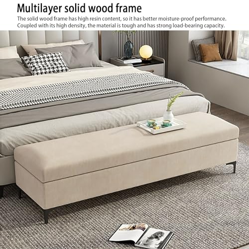 Upholstered Wooden Storage Bench G657149
