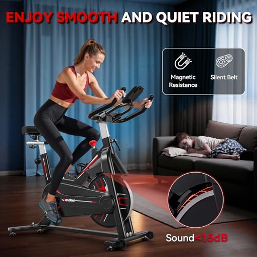 Whisper Quiet Indoor Stationary Exercise Bike V69723