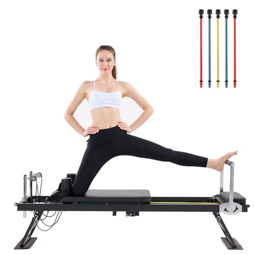Foldable Pilates Reformer Machine U3874