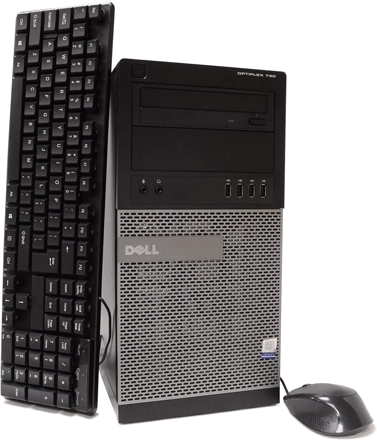 Intel Core i5-2400 3.1GHz 8GB DDR3 RAM 120G SSD 3TB HDD DVD-ROM USB WIFI Windows 10 Pro 64-Bit Tower Desktop Computer B712