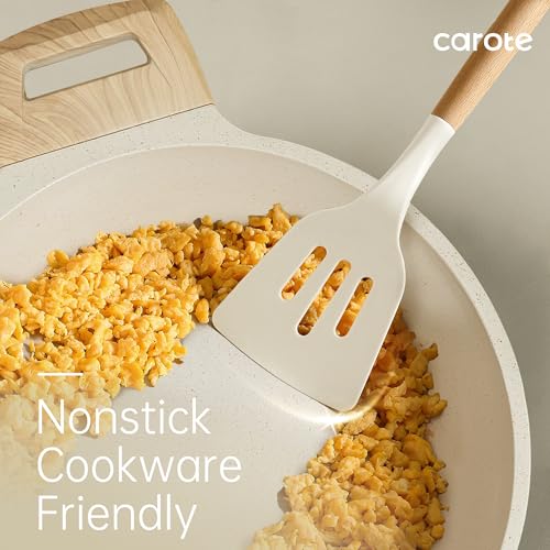 10 pcs Silicone Cooking Utensils Set with Wooden Handle H9834