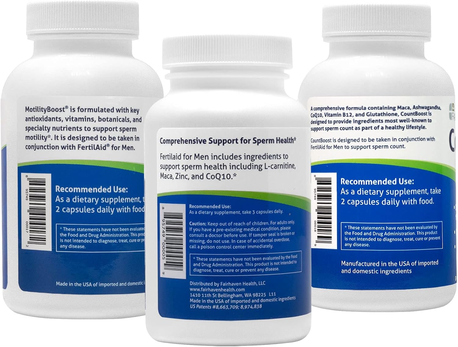 Male Fertility Stack with Maca, Ashwagandha, CoQ10, Zinc K51892
