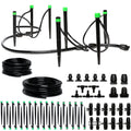 Adjustable Complete Drip Irrigation Kit with Drip Emitters, 1/4 Tubing and Connectors M42176