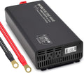 1500W Peak 3000W DC 12V to AC 110V 120V Power Inverter with 2 AC Outlets LCD Display M3858