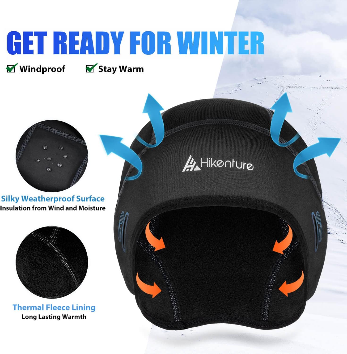 2-Pack Thermal Cycling Skull Cap F68650