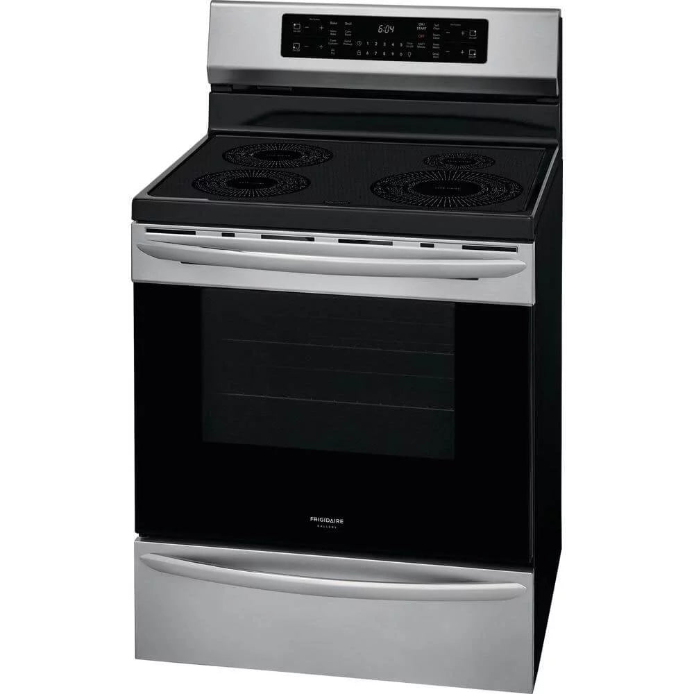 30 Induction Range with 4 Elements 5.4 cu. ft. Capacity Air Fry and Steam Cleaning Option in Fingerprint Resistant Stainless Steel C50509