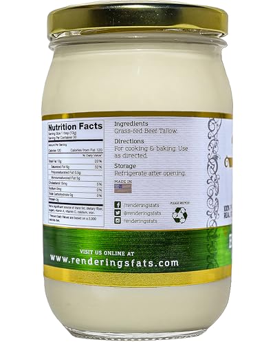 14 oz Grass-Fed Beef Tallow R15163