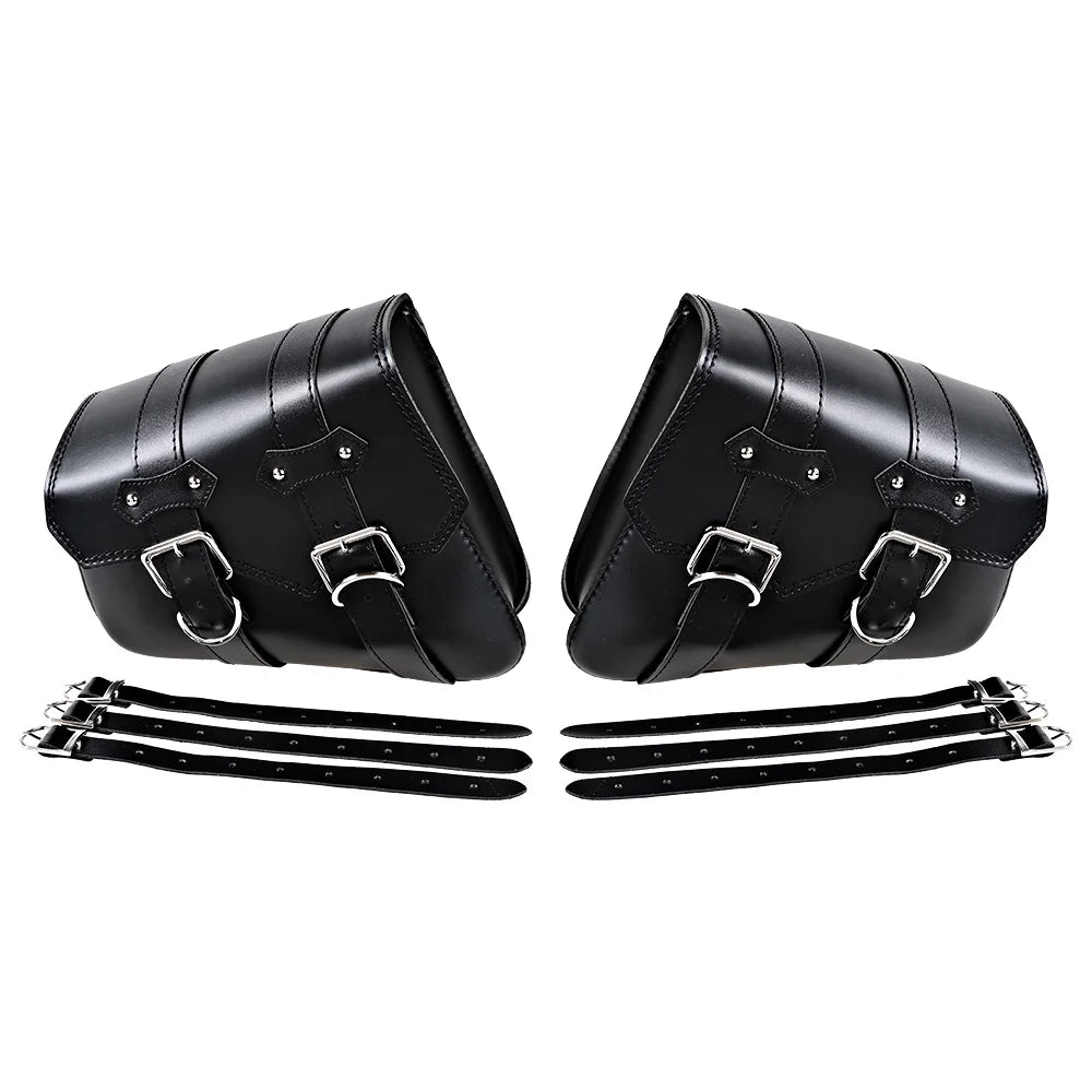 PU Leather Motorcycle Saddle Bags B215