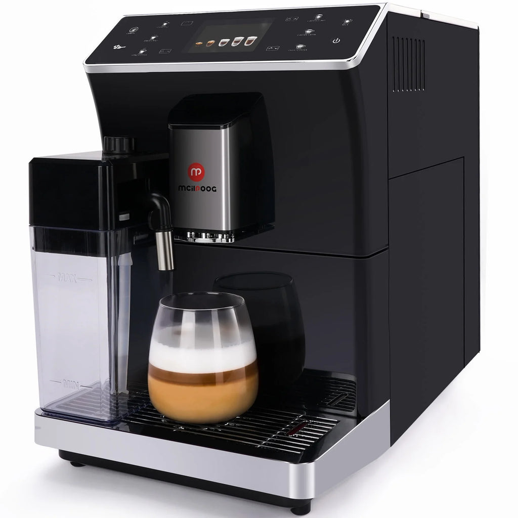 Super Automatic Espresso Coffee Machine with Grinder and Milk Frother G360349