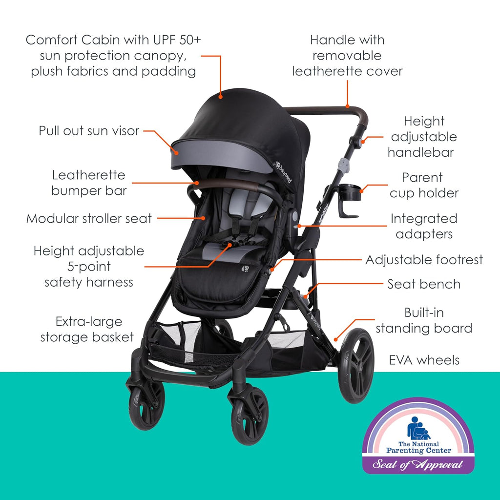 Single to Double Travel System with Infant Car Seat and Extra Base S390072
