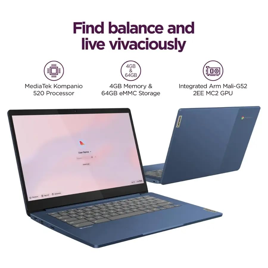 14'' Full HD Chromebook with 4GB RAM 64GB eMMC B718188
