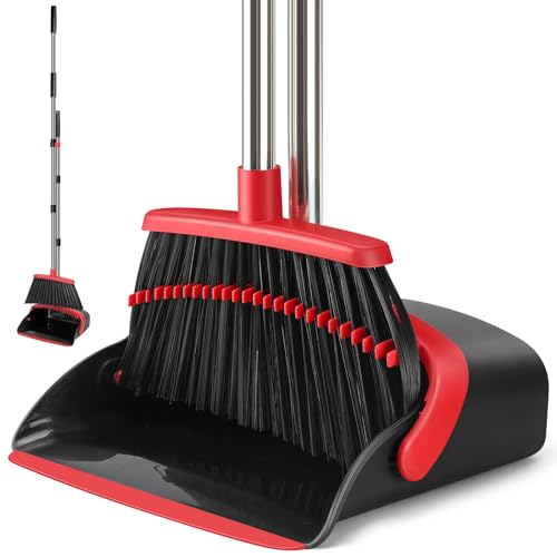 11.8" Broom and Dustpan Set with 51" Extendable Handle E538049