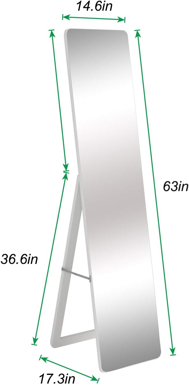 Full Length Mirror 63 inch x 14.6 inch with Floor Stand Y15153