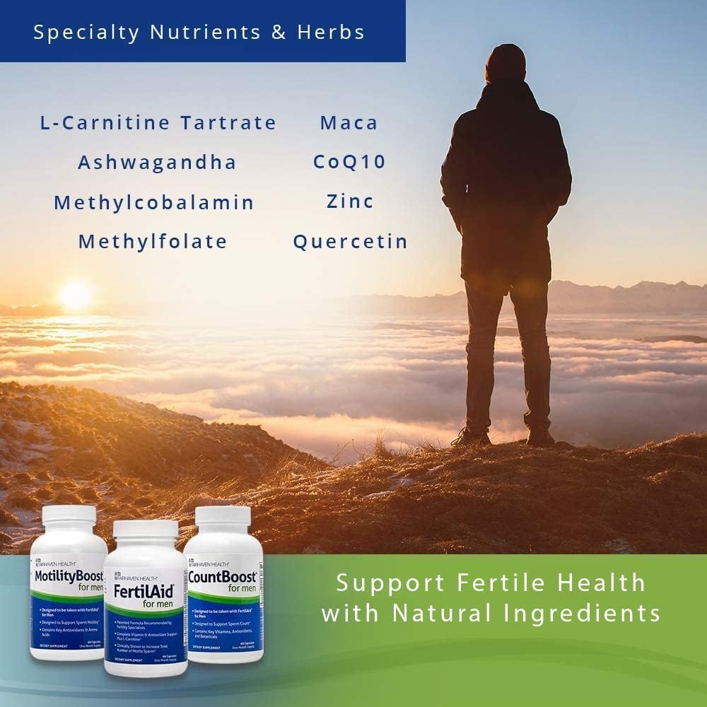 Male Fertility Stack with Maca, Ashwagandha, CoQ10, Zinc K51892