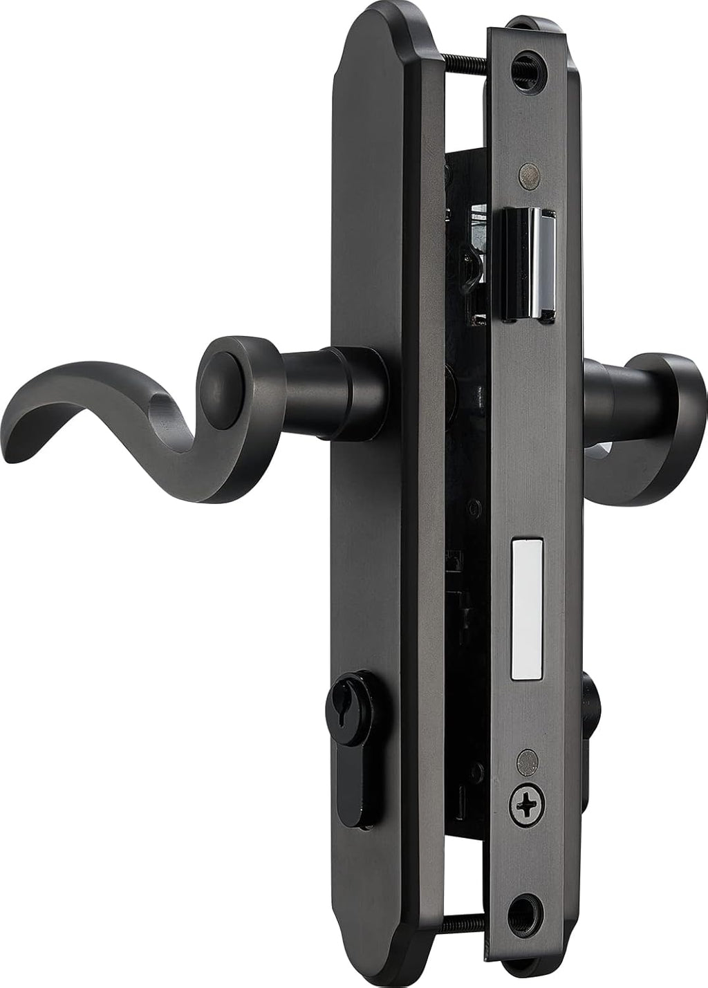 Brushed Dark Bronze Brass Lock Set S15478