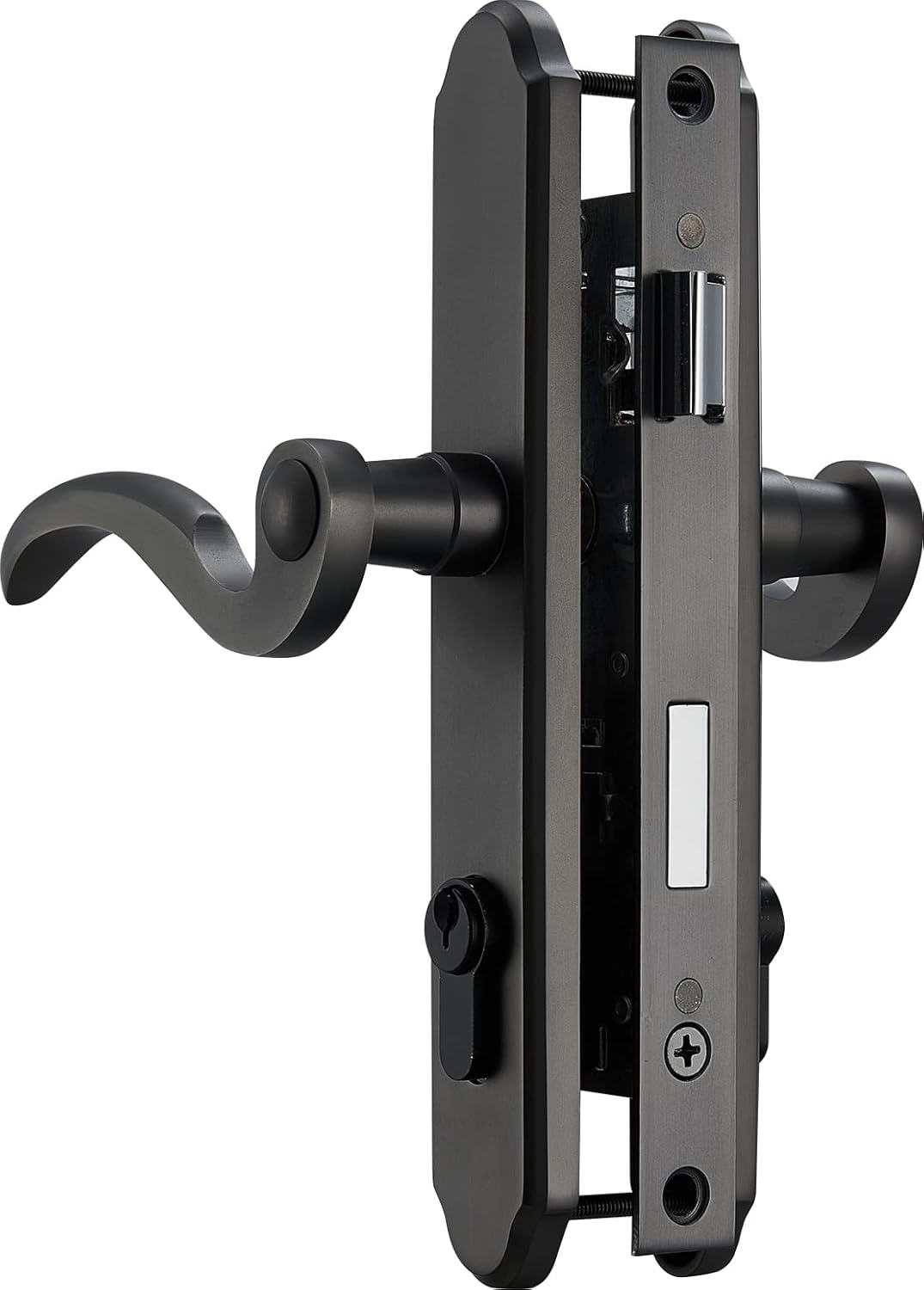Brushed Dark Bronze Brass Lock Set S15478
