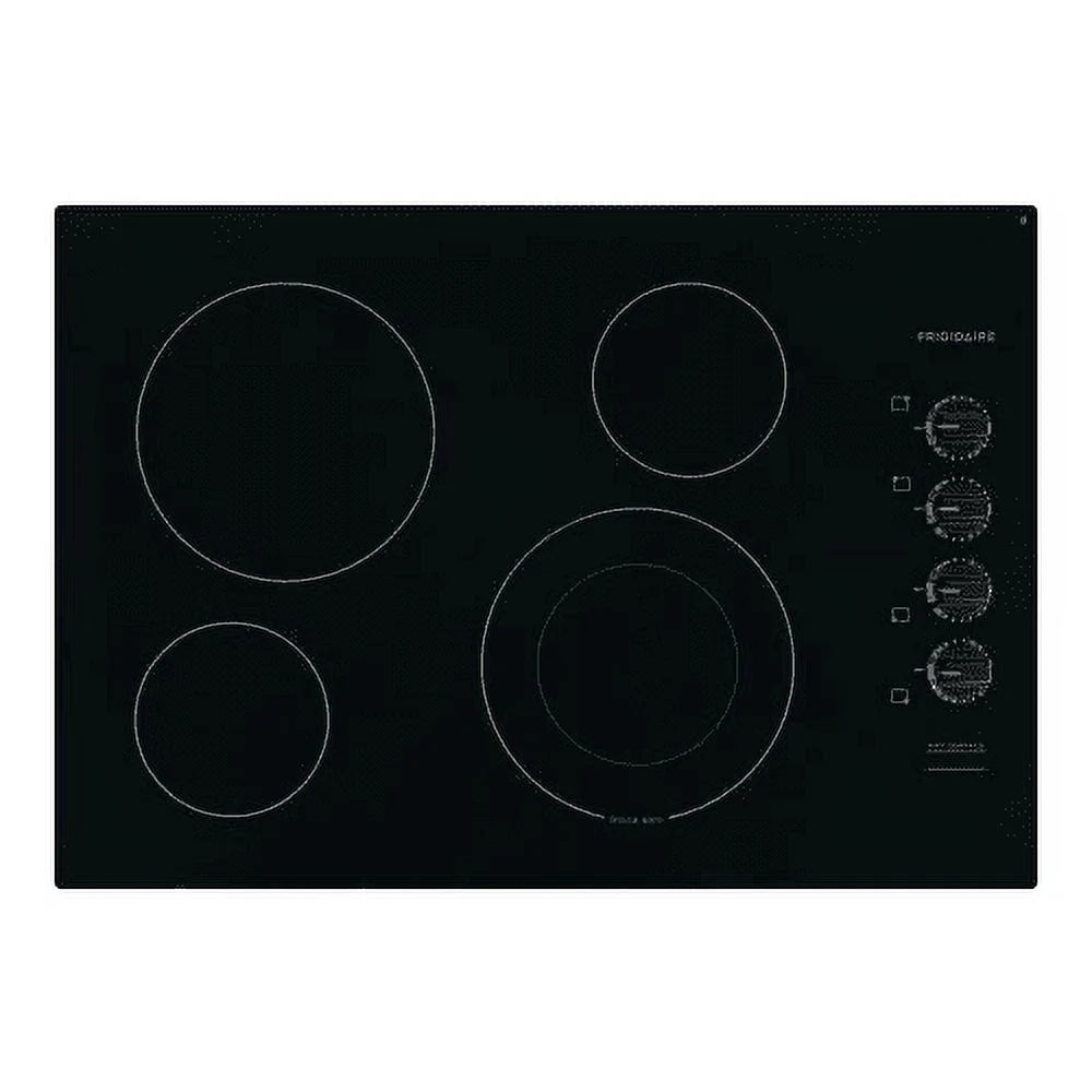 Black 30" Electric Cooktop with 4 Element Burners Ceramic Glass Surface G8776