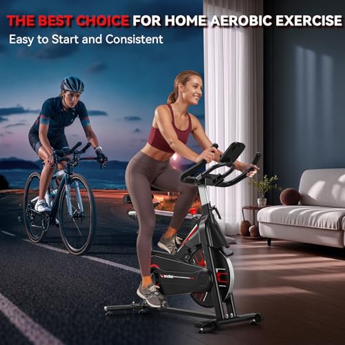 Whisper Quiet Indoor Stationary Exercise Bike V69723