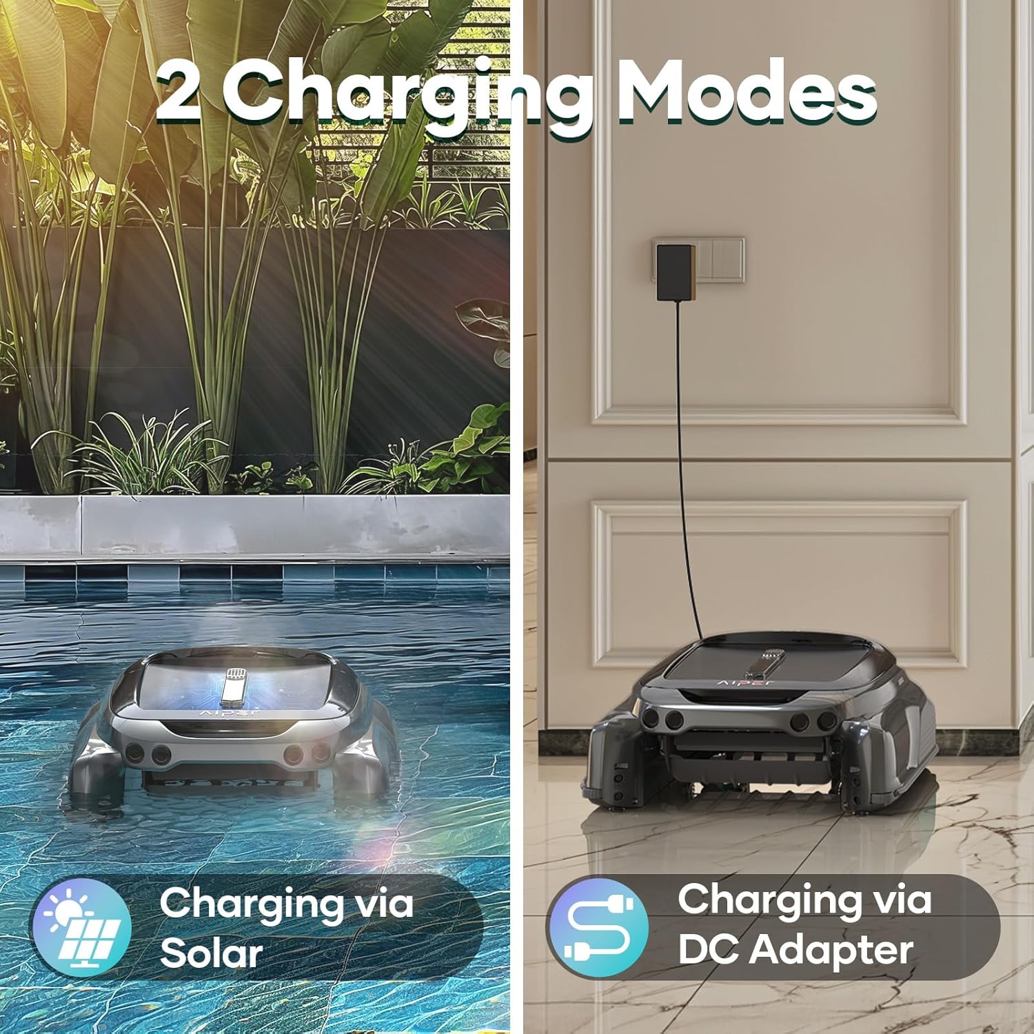 Robotic Pool Cleaner and Robotic Pool Skimmer J4573