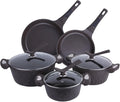 Black 8 Piece Nonstick Cookware Set L2528
