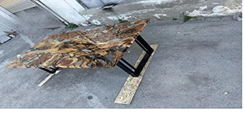 LARGE EPOXY TABLE, Resin Dining Table, 72 x 36inches X3579