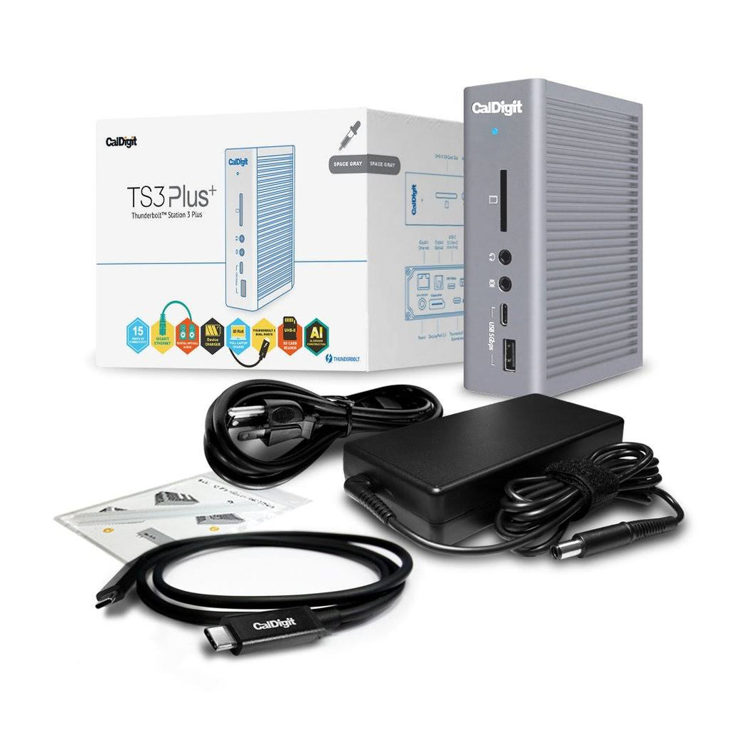 Thunderbolt Station 3 Plus Docking Station with 15 Ports and 0.7m Passive Cable, Space Gray V116